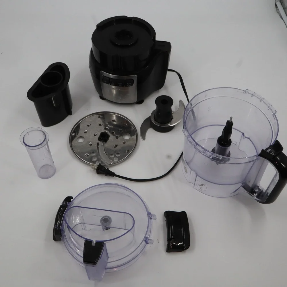 Hamilton Beach 70720 Food Processor Black Slice Shred Puree Pulse Chop 10 Cup‎